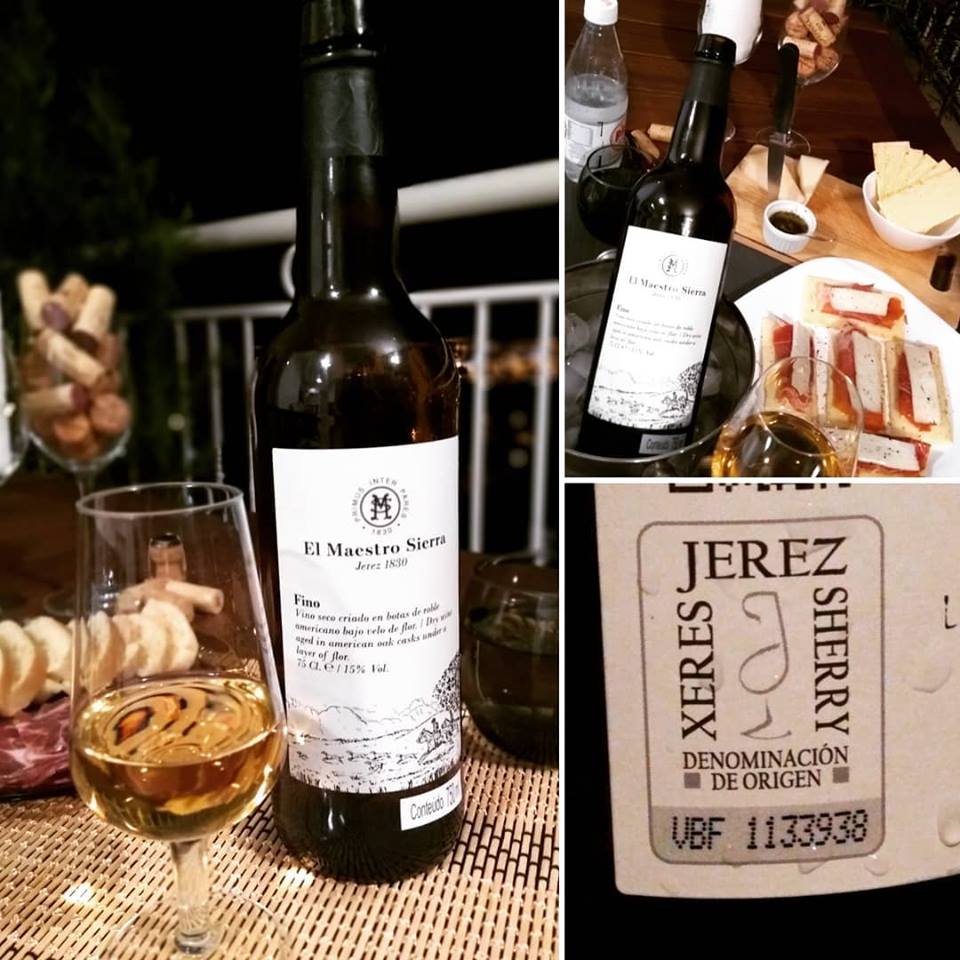 E fechando o domingo, no final de tarde, alguns “tapas e quesos” justamente harmonizados com um Jerez Fino (seco):